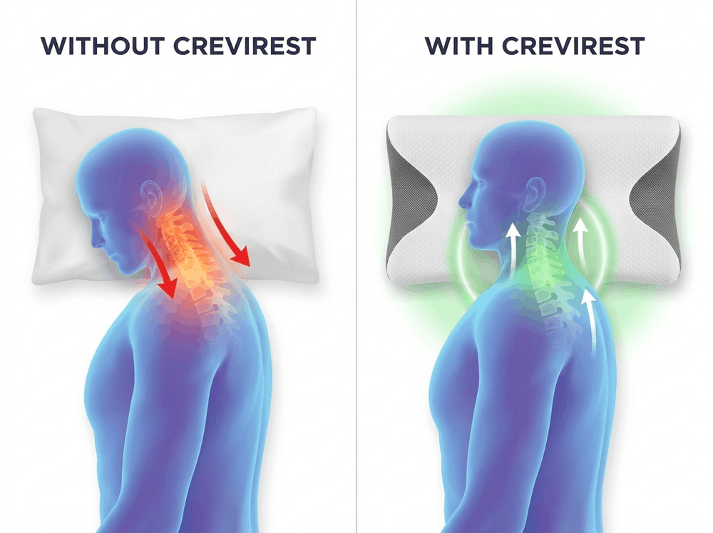CreviRest pillow can help!