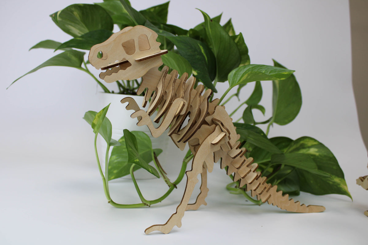 T-rex 3D Wooden Toy
