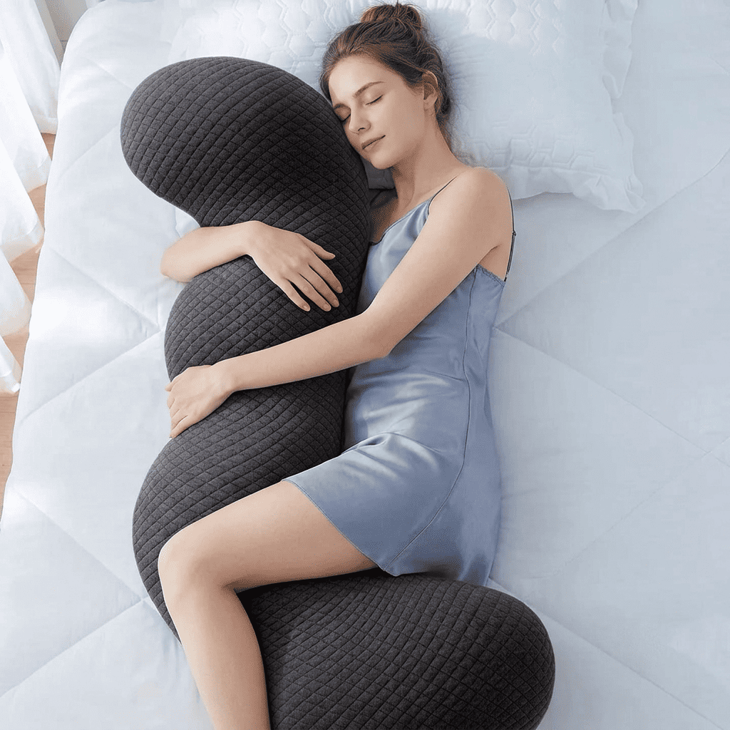 CreviRest™ J-Shaped Pregnancy Pillow.