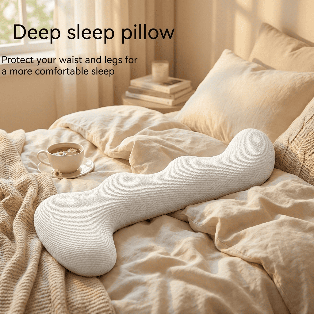 CreviRest™ J-Shaped Pregnancy Pillow.