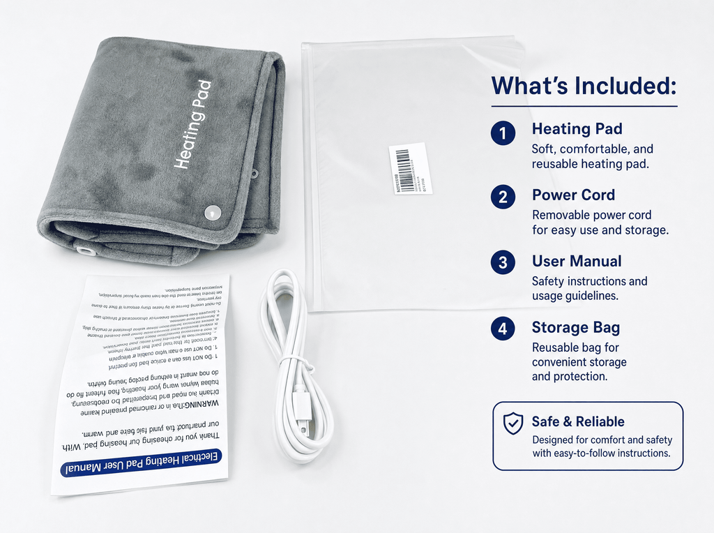 CreviRest HeatFlex - Post-Workout Heating Pad for Tired Muscles and Relaxing Evenings