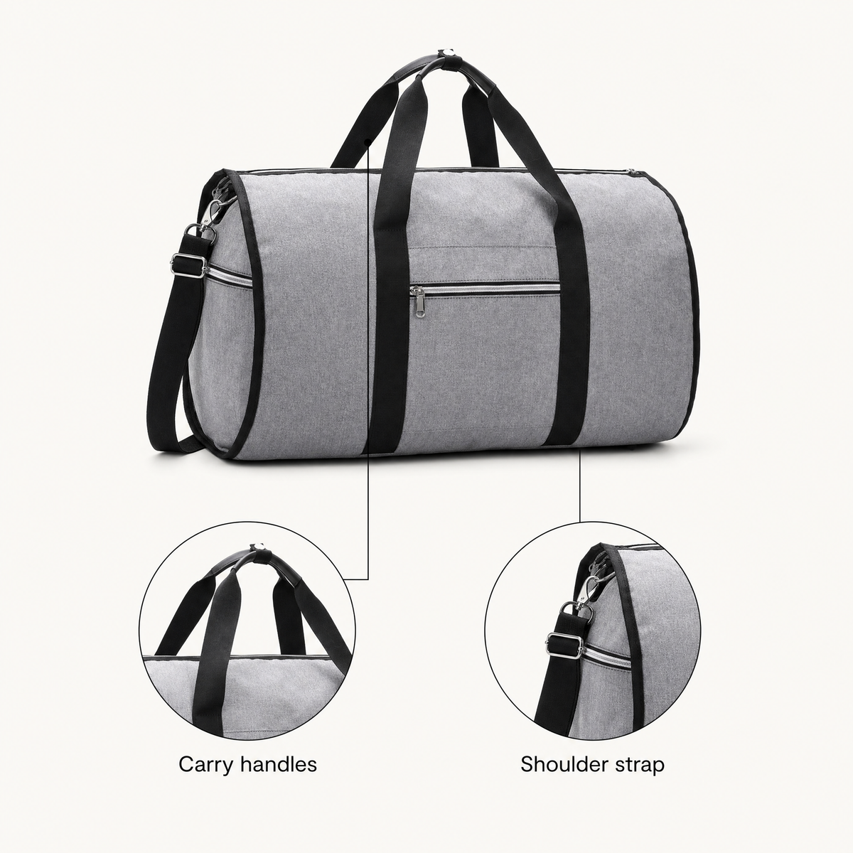 Departure | 2-in-1 Garment Duffel to Skip the Extra Clothing Bag and Travel at Ease